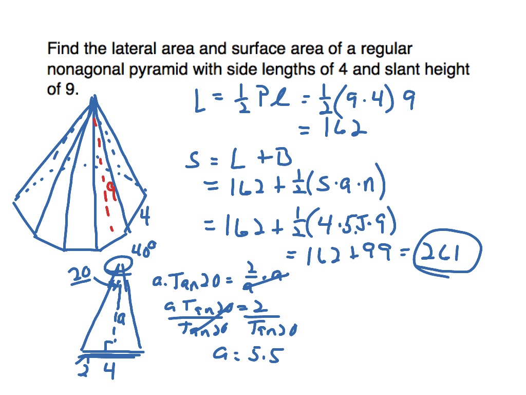 find surface area of hexagonal prism