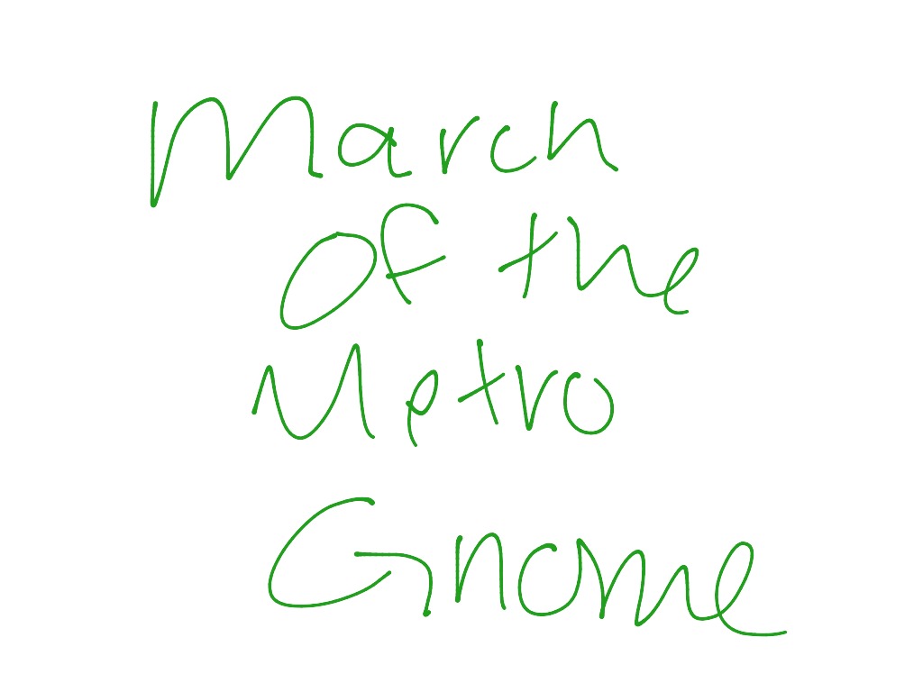 march of the metrognome