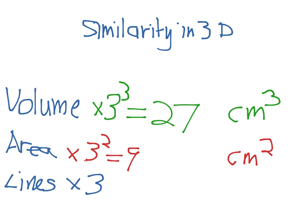 Similarity For Area And Volume | Math, Geometry, Congruency | ShowMe