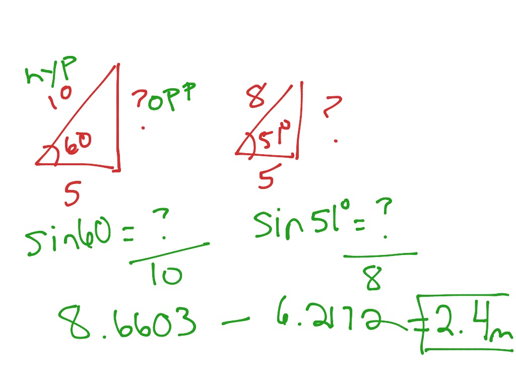 Exam review trig ratios | Math, Trigonometry | ShowMe