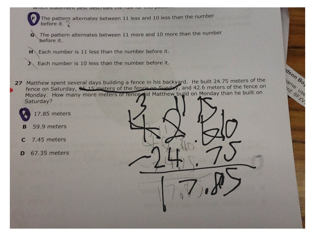 Benchmark problem | Math, Elementary Math, 5th grade math ...