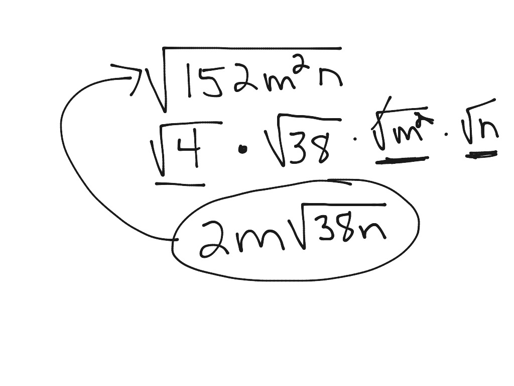 simplest radical form examples
 12-12 Simplest Radical Form | Math | ShowMe