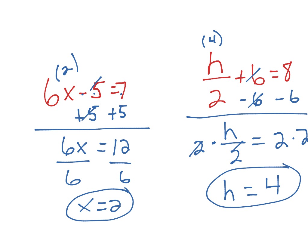 1 9 Solving Equations With Multiplication And Division Math Algebra 