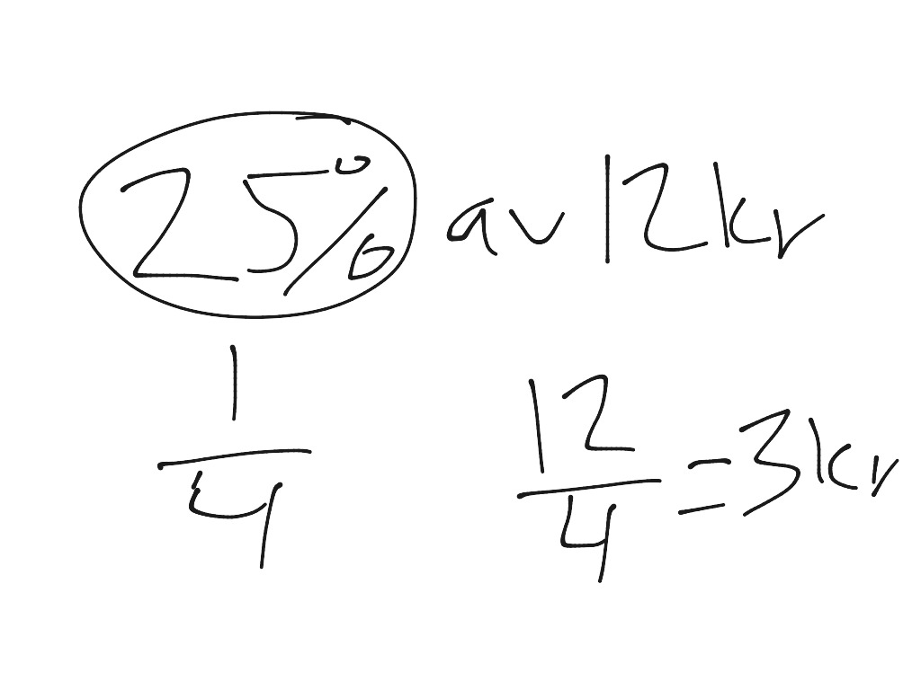 X5:6 att ta ut delen | Math | ShowMe