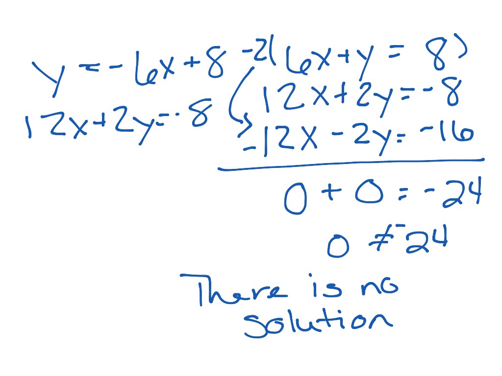 Special systems | Math, Algebra, Systems of Equations, 8th Grade Math ...