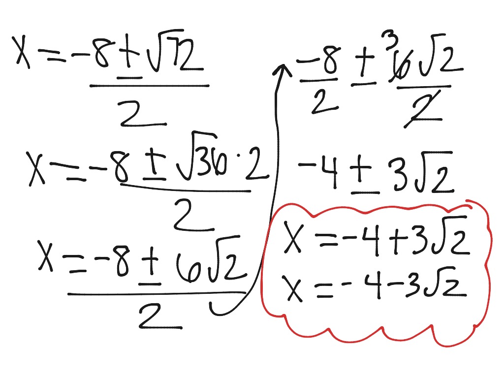 Quadratic | Math, Algebra 2 | ShowMe