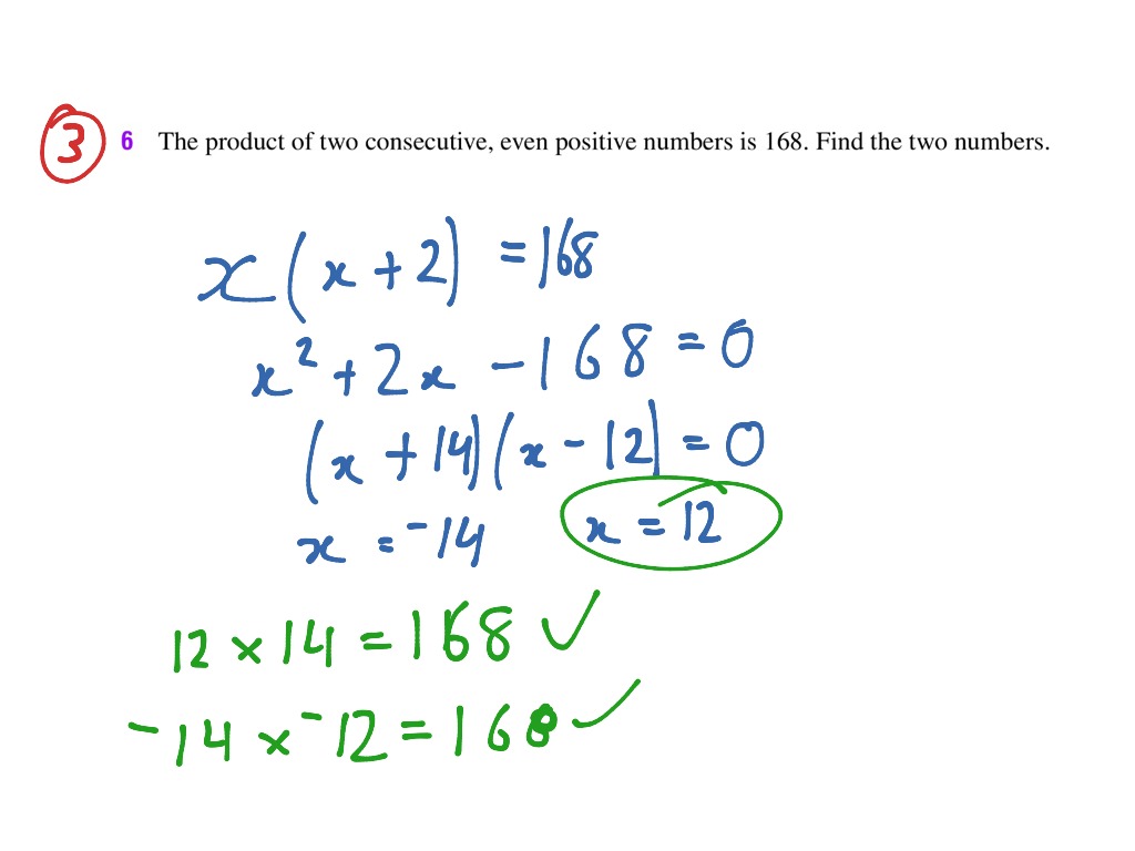 Quadratic worded problems 2 | Math, Quadratic Equations | ShowMe