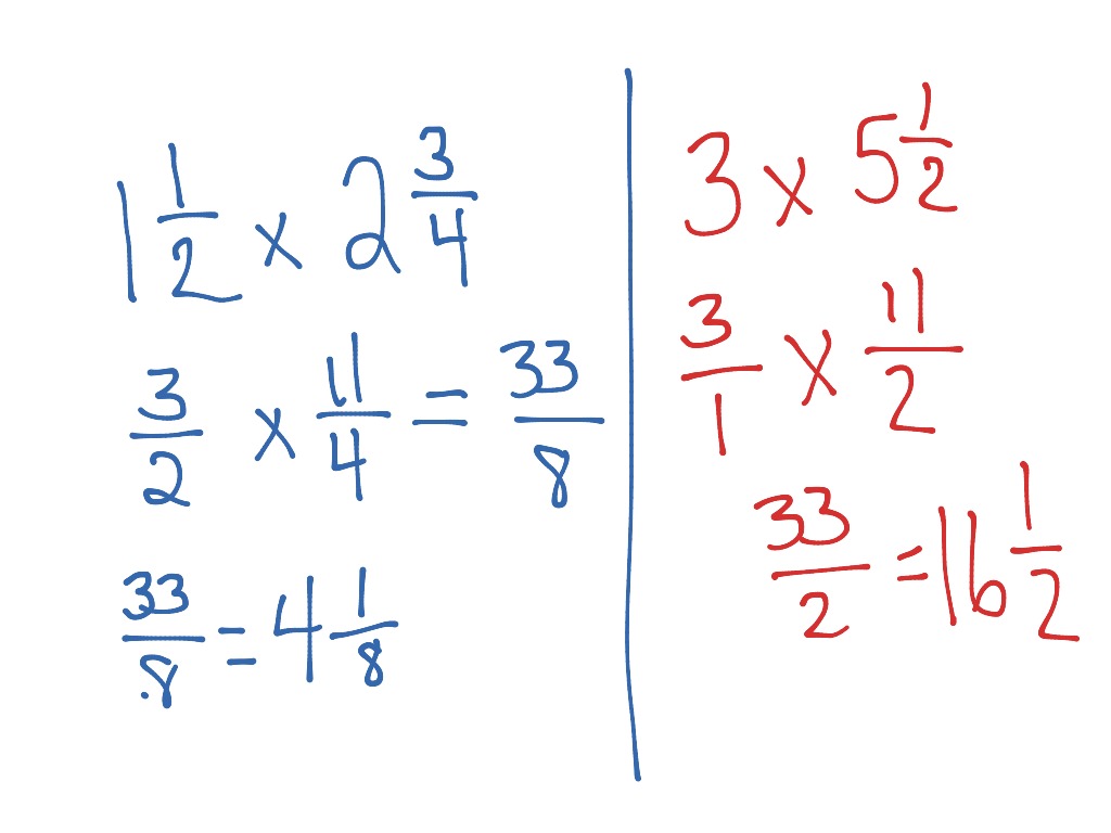 3c: Multiplier les fractions (symbolique) | Math | ShowMe