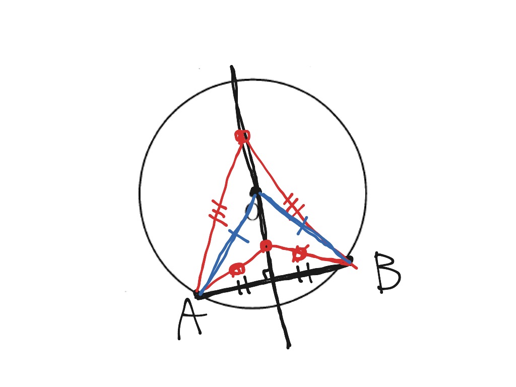 1年 5章 平面図形 12 円の中心の作図 Math Showme