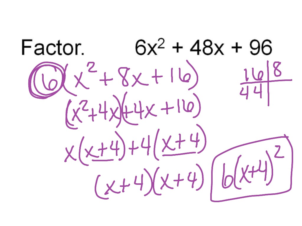 Practice Factoring | ShowMe