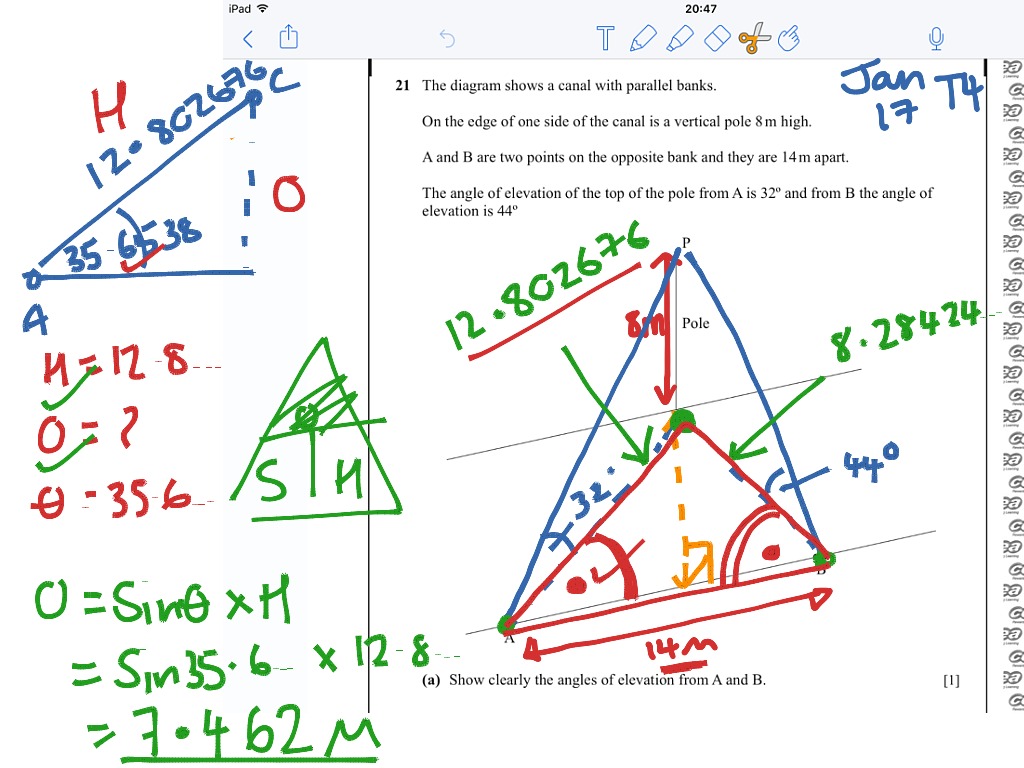 Hard sine and cosine problem | Math | ShowMe