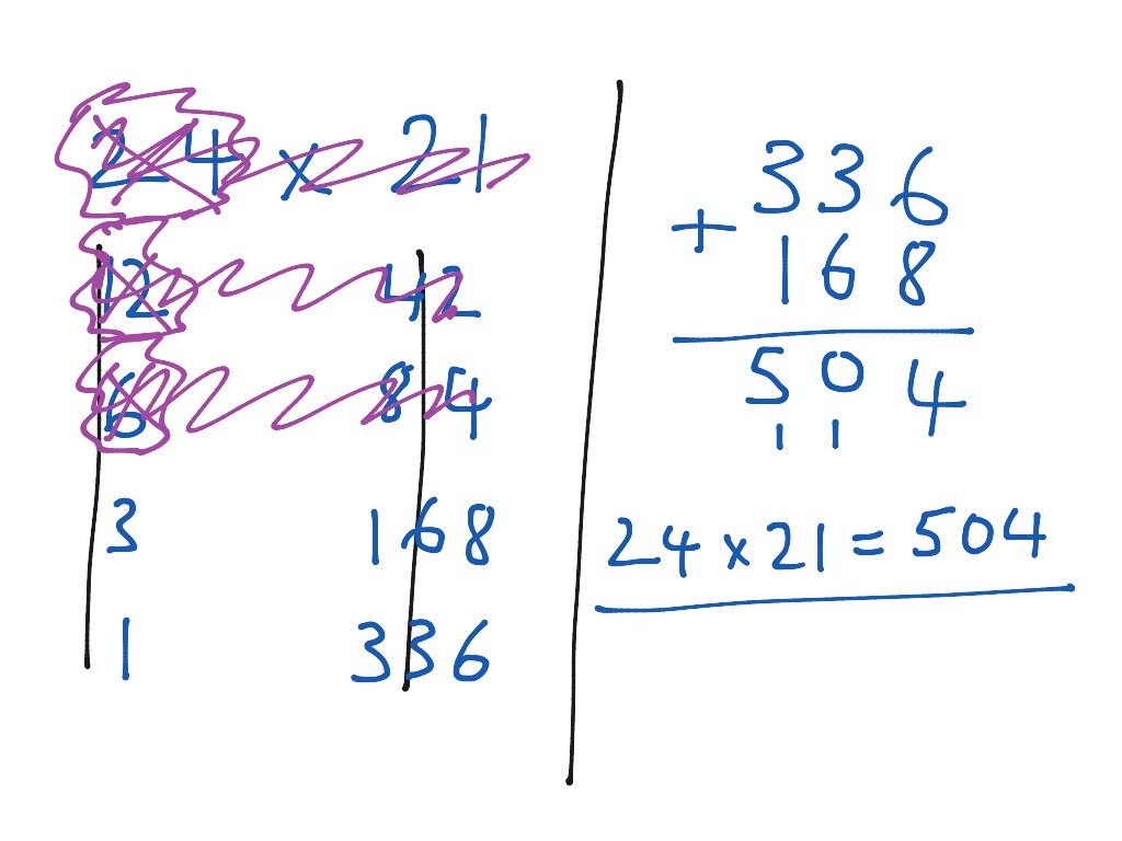 24x21 | Math | ShowMe