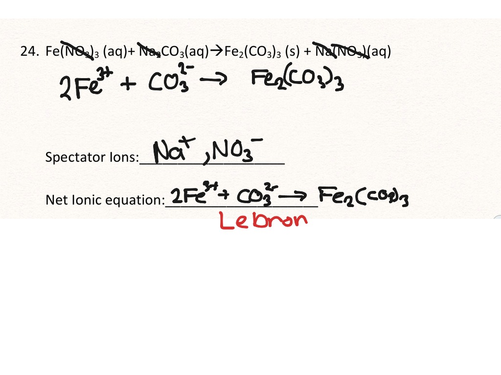 complete ionic equation calculator