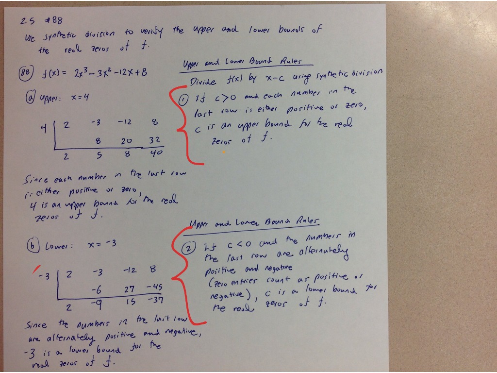 2 5 No 88 Using The Upper And Lower Bound Rules Math Precalculus Showme