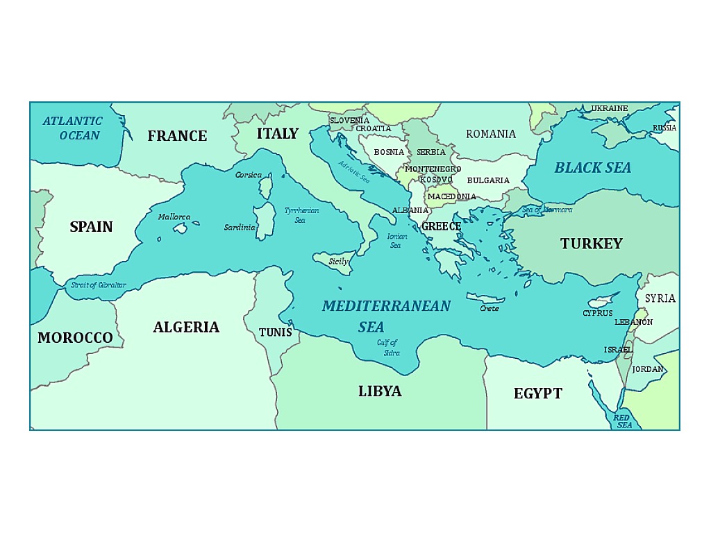 Mediterranean Sea Region Mental Map