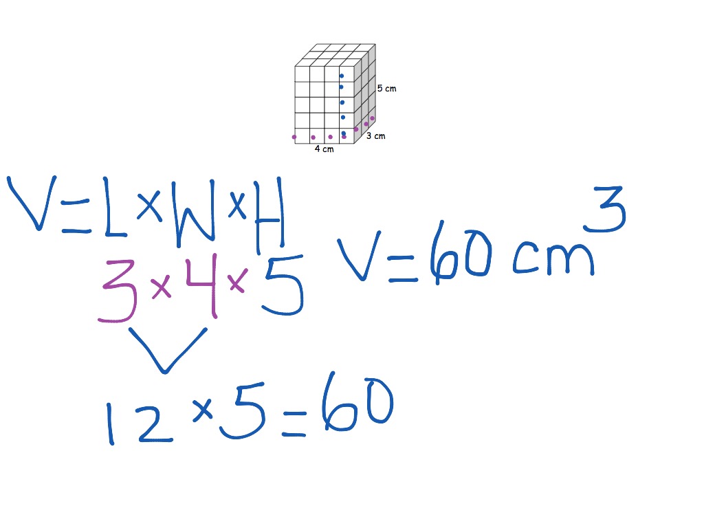 volume of rectangular prism problems
