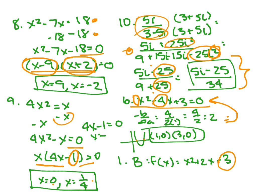 cpm algebra 2 chapter 5 homework answers