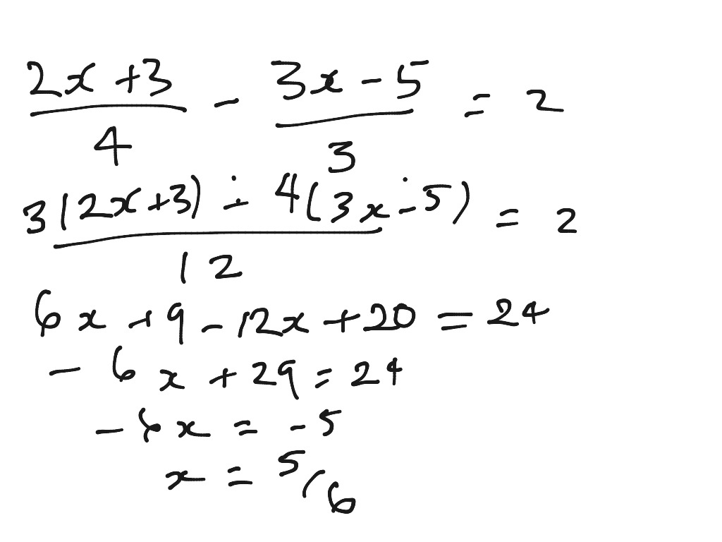 how do you do division algebra equations