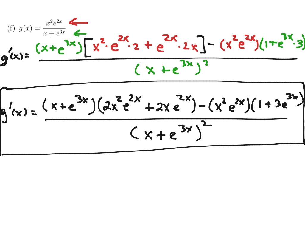 44 Exponential Derivative 6 Math Showme 4154