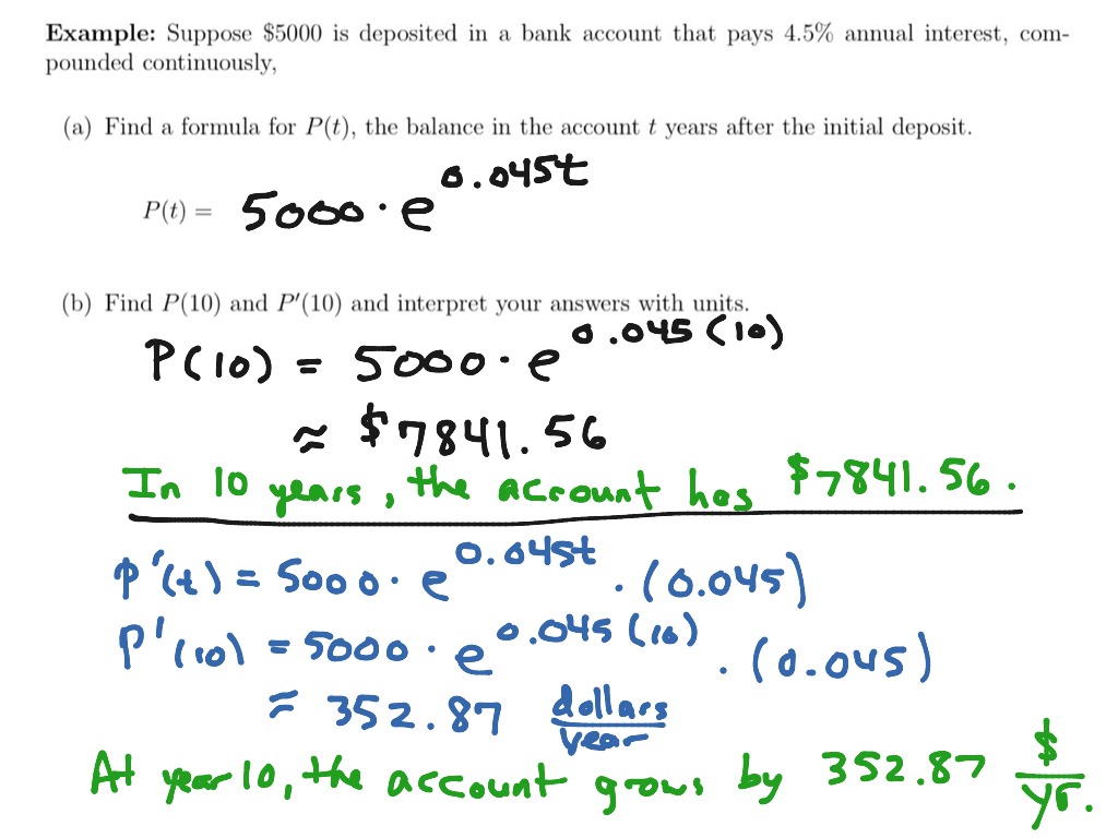 4.4 Bank account | Math | ShowMe