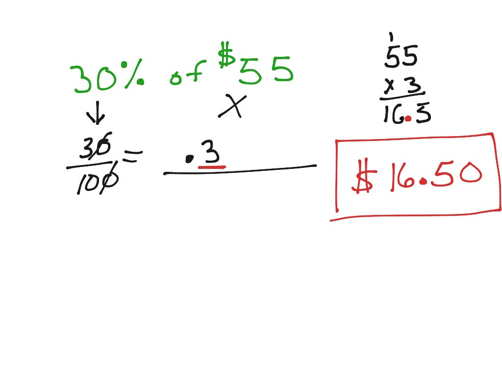 ShowMe Percent Of Number