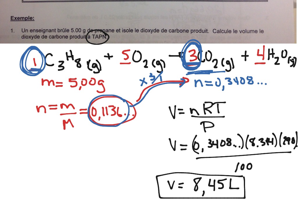 Stoichiometrie - chimie 20 - leçon 19 | Science, Chemistry ...