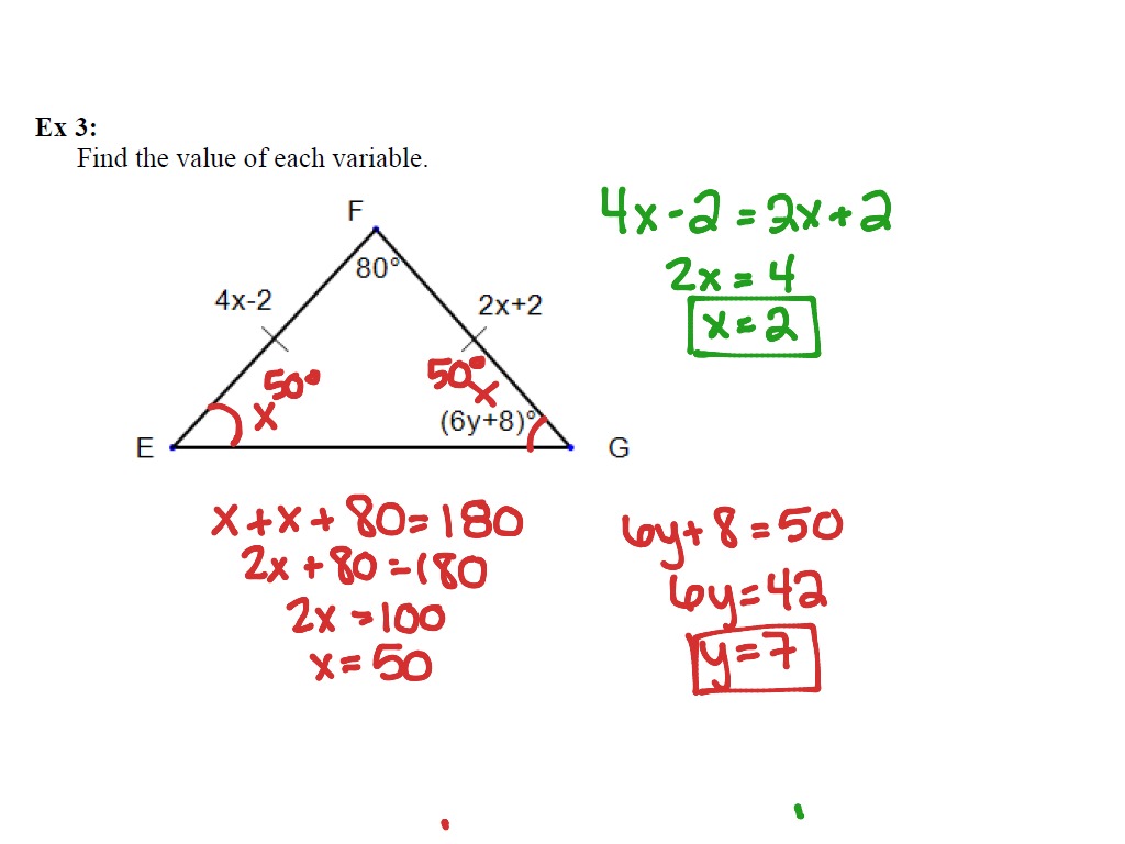 Geometry- 4.6 ex2 and ex3 | Math | ShowMe