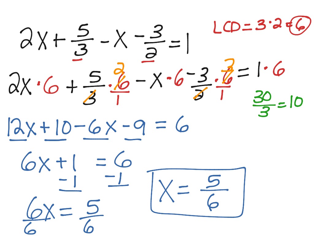 solve-for-x-with-fractions-math-algebra-showme