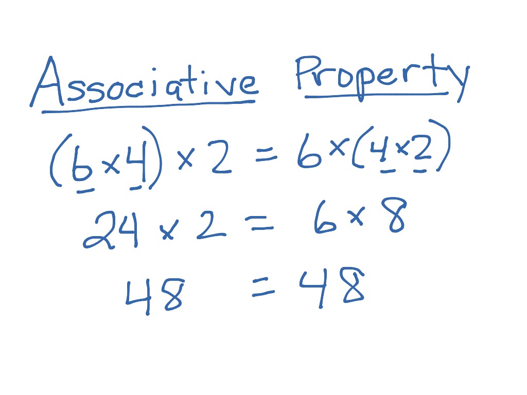 Associative Property Of Multiplication Math Elementary Math Math 4th Grade Multiplication