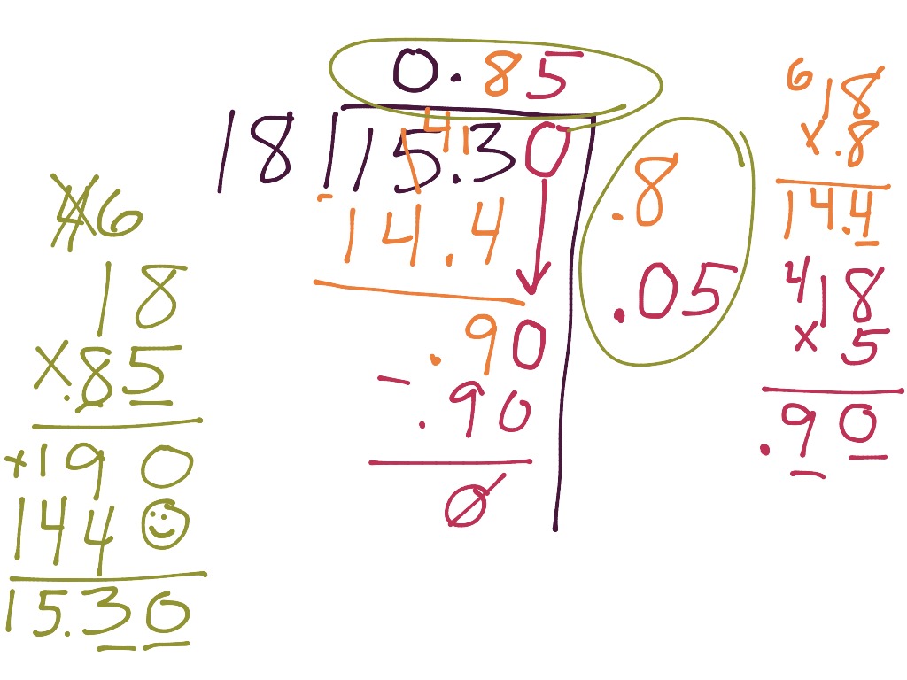 DIVISION  DECIMAL QUOTENT DIVISION - DIVISION WITH COMMA IN THE