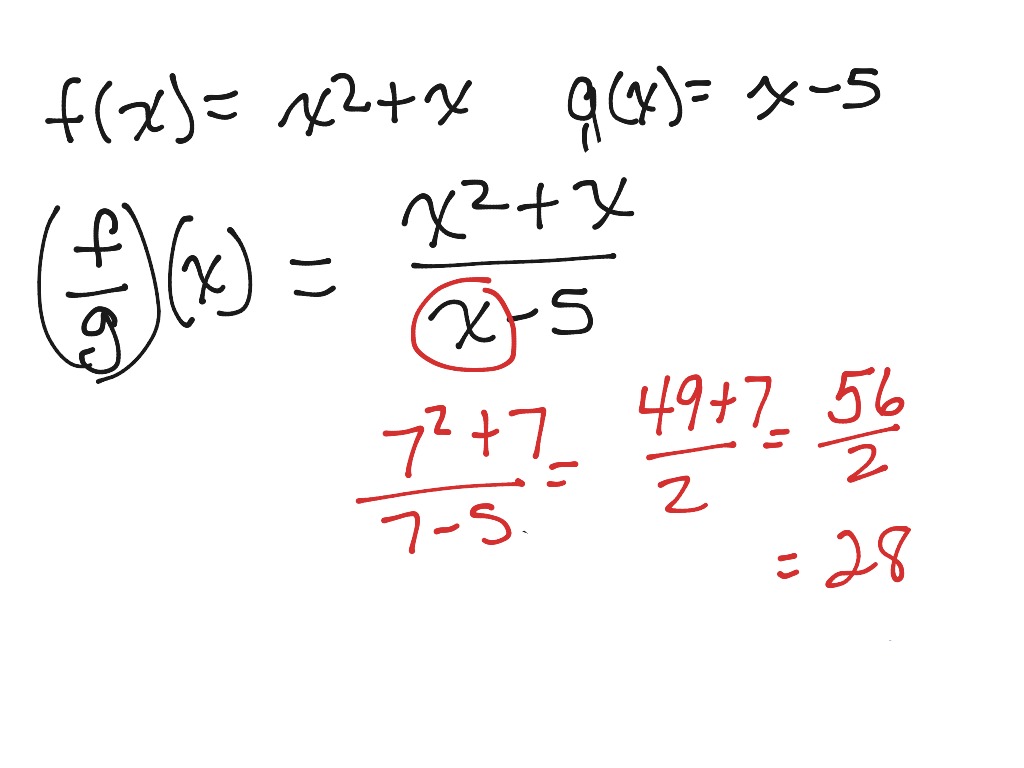 | Math, Algebra, Functions | ShowMe