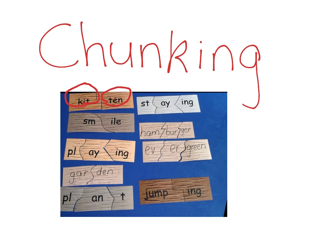 Chunking Language ShowMe Chunking Language ShowMe