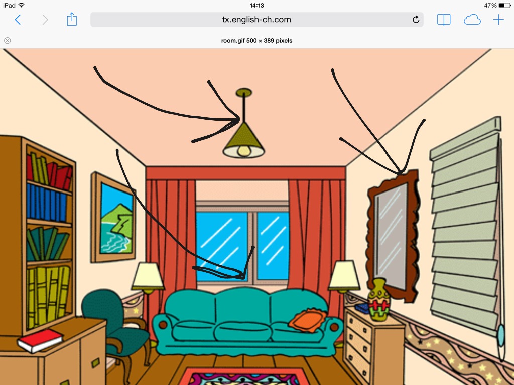 Комнаты на английском языке 2 класс. Рисунок комнаты. Изображение комнаты с мебелью для английского языка. Комната для описывания. Обстановка комнаты рисунок.
