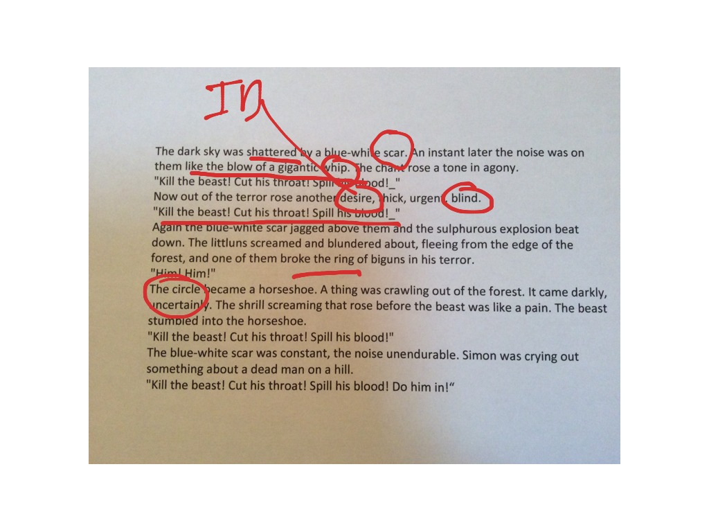 lord of the flies annotations