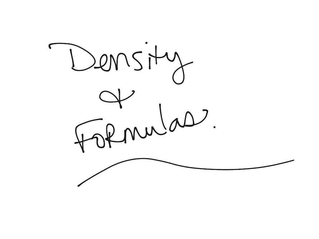density formula