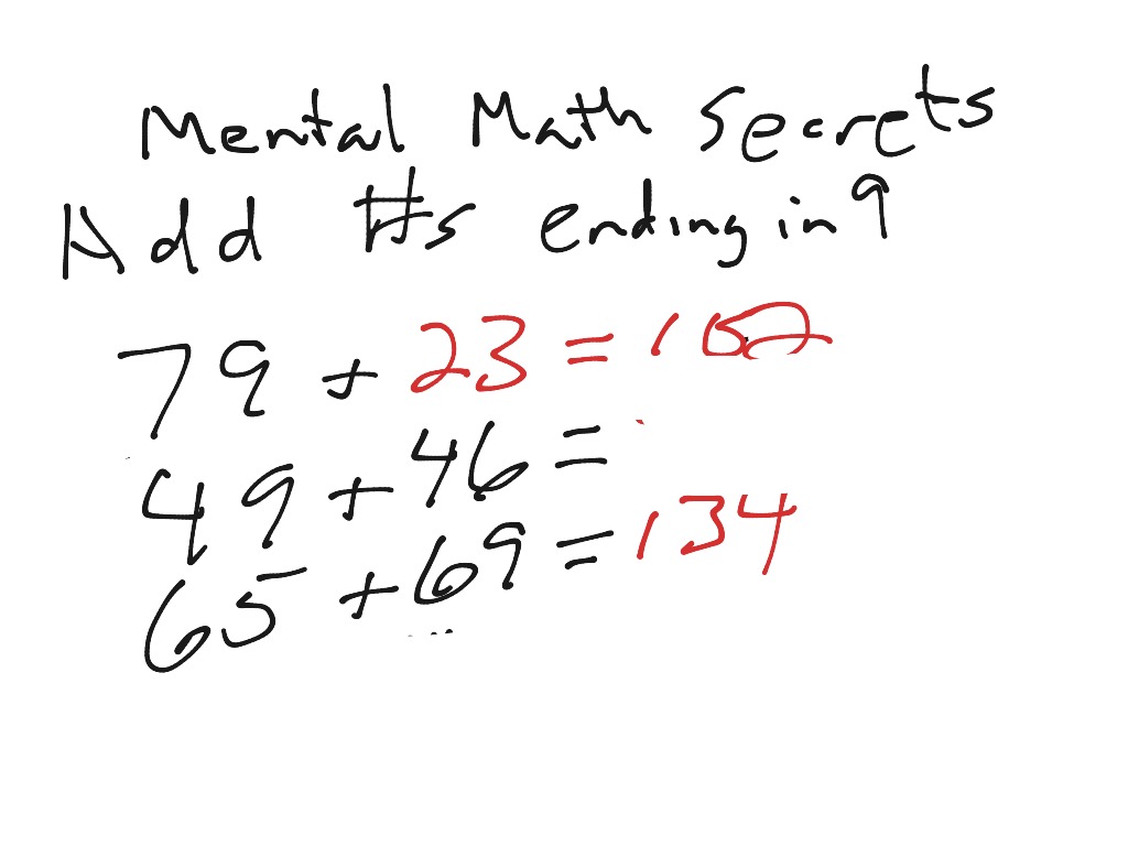 mental-math-addition-with-9-s-math-arithmetic-mental-math-showme