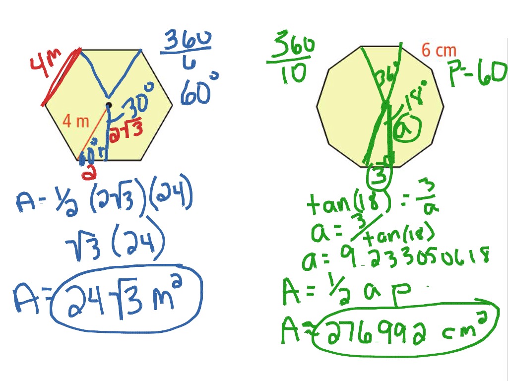 10-5 Trigonometry and Area | Math, geometry, area, Trigonometry | ShowMe