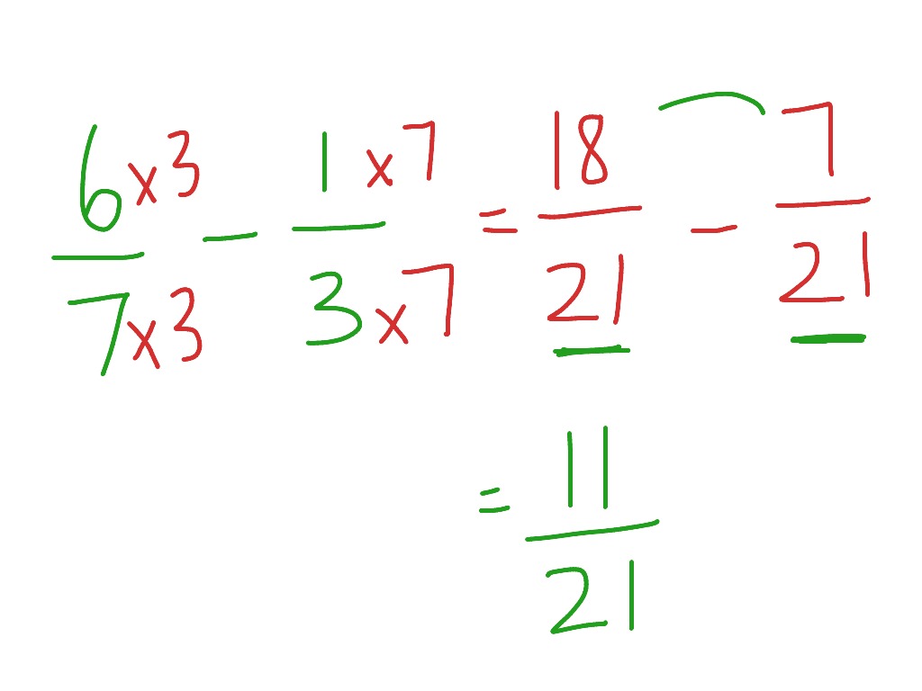 Adding and Subtracting Fractions | Math, Fractions, adding and ...