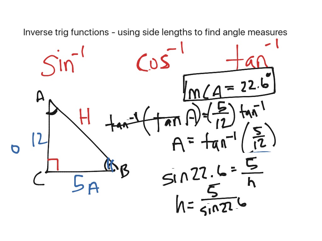 ShowMe - construction trigonometric ratios