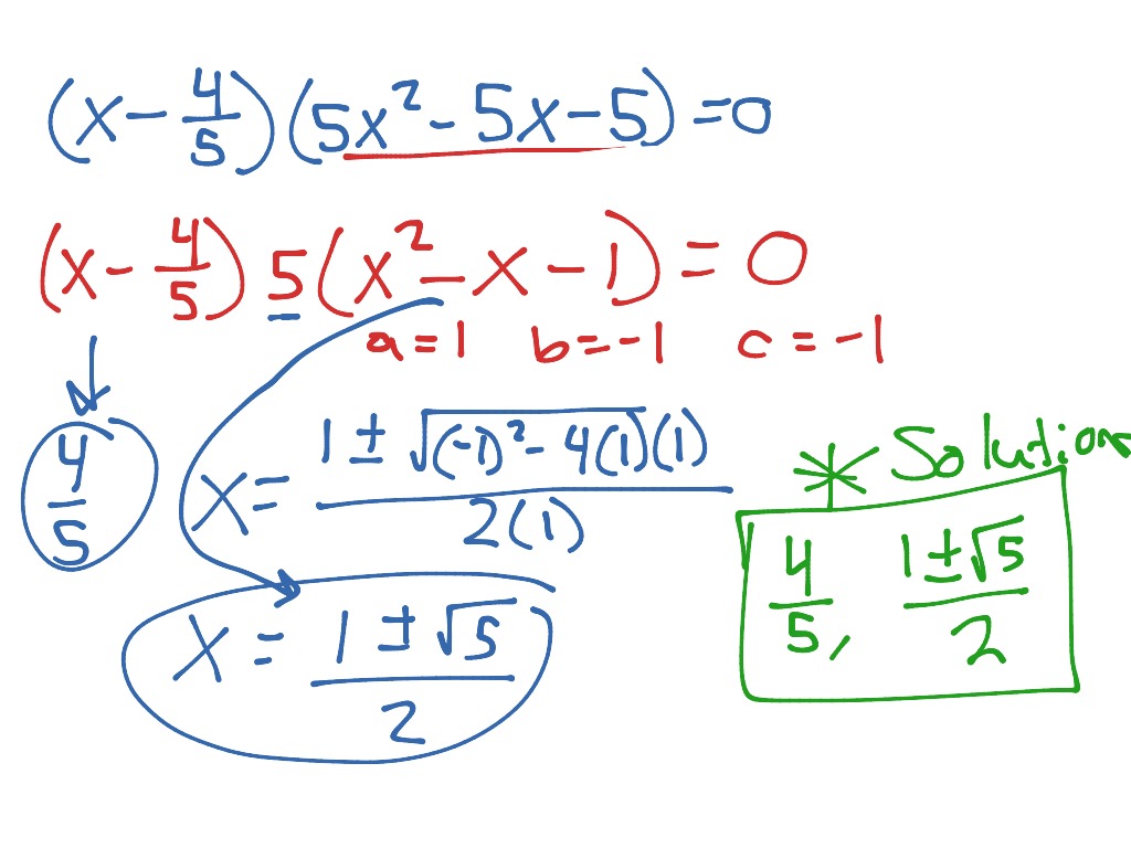 6.5A video 2 rational roots | Math, Algebra 2 | ShowMe