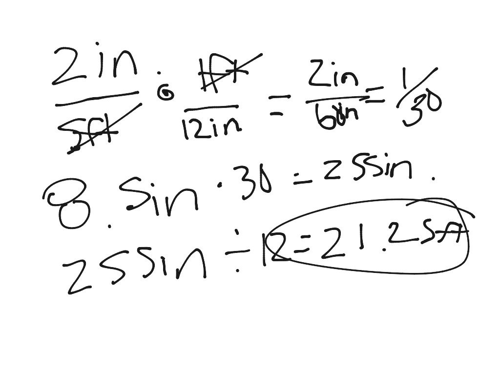 Scale Factor Mathematics Example