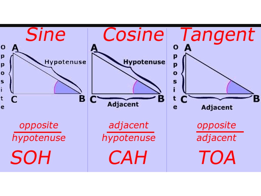 Trigonometric Ratios In Right Triangles Answer / Right triangle