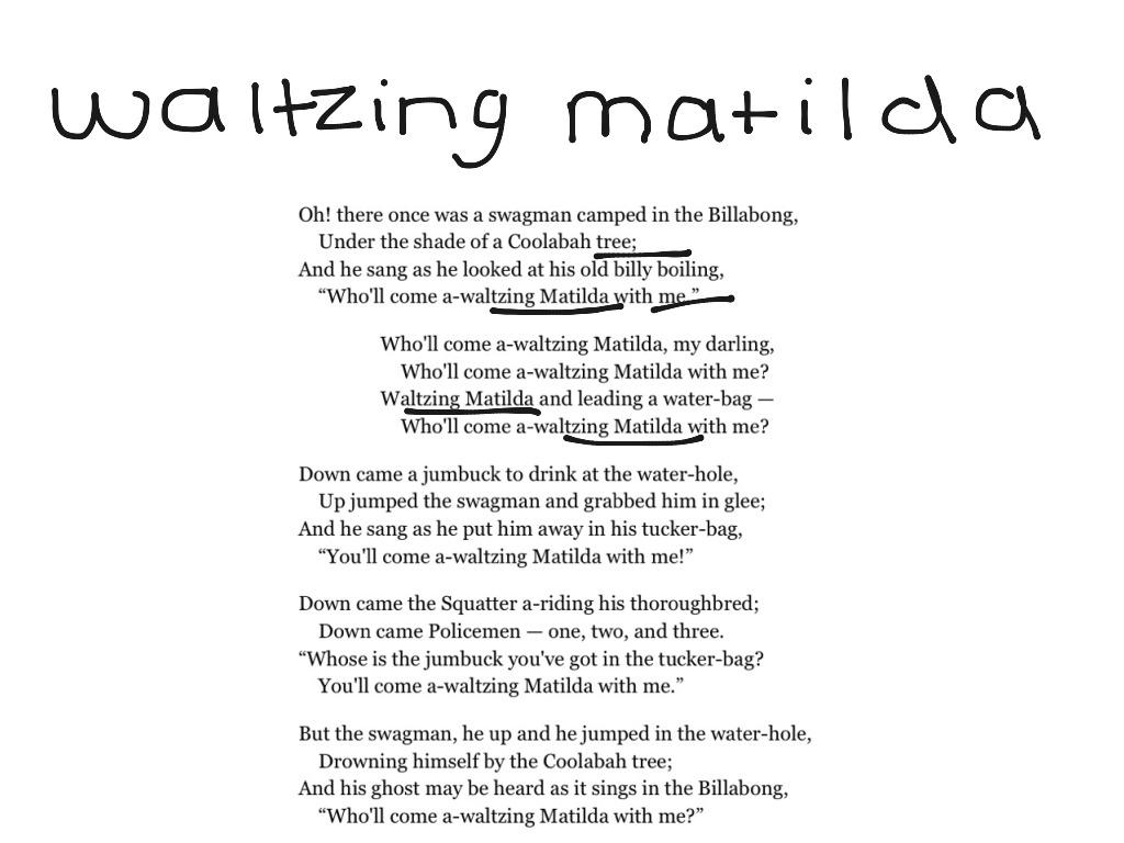 Meaning Of Waltzing Matilda