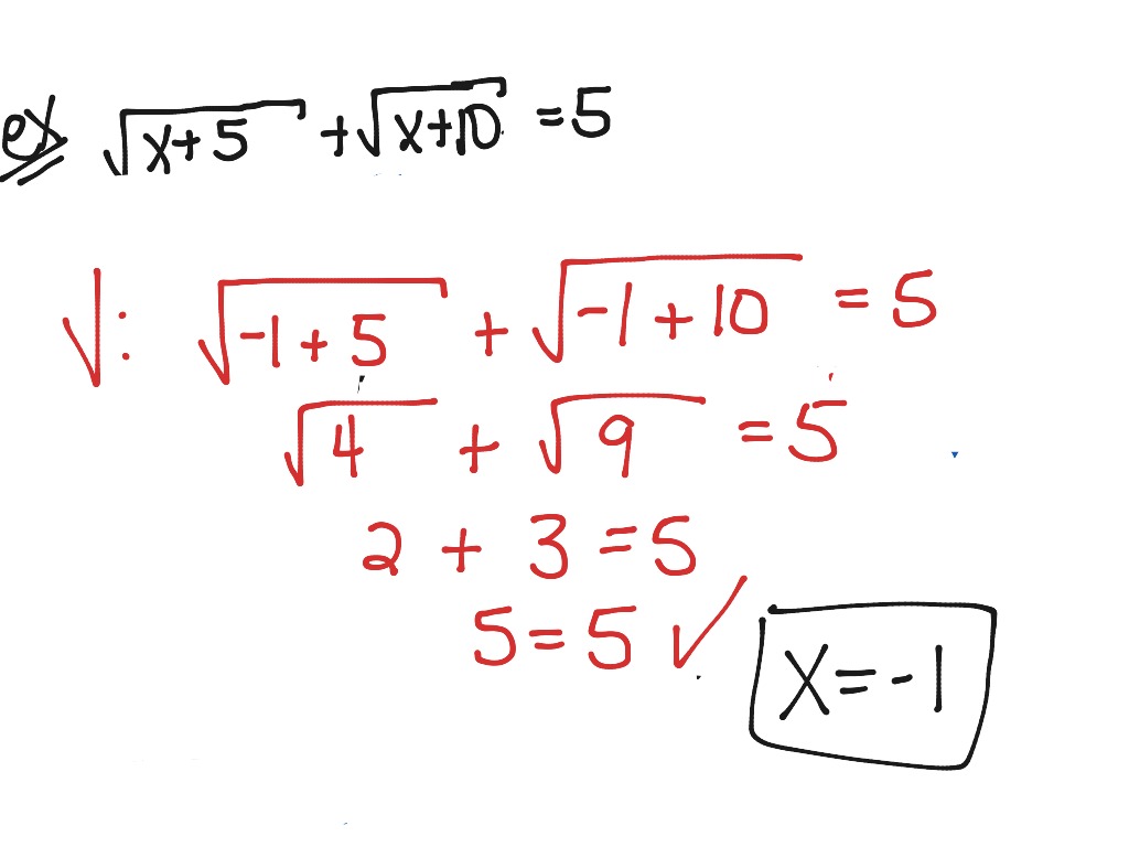 what-is-a-radical-equation-slideshare