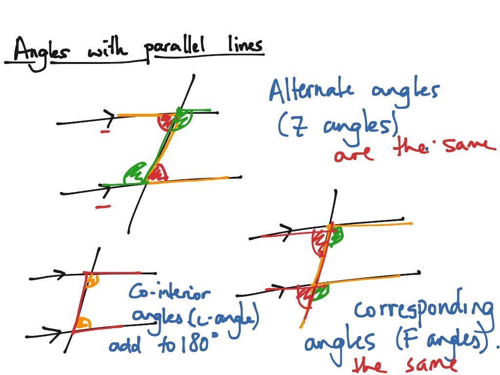 Angles with crossing lines | Math | ShowMe