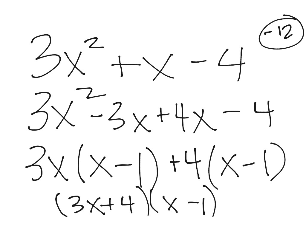 Splitting The Middle Term 2 