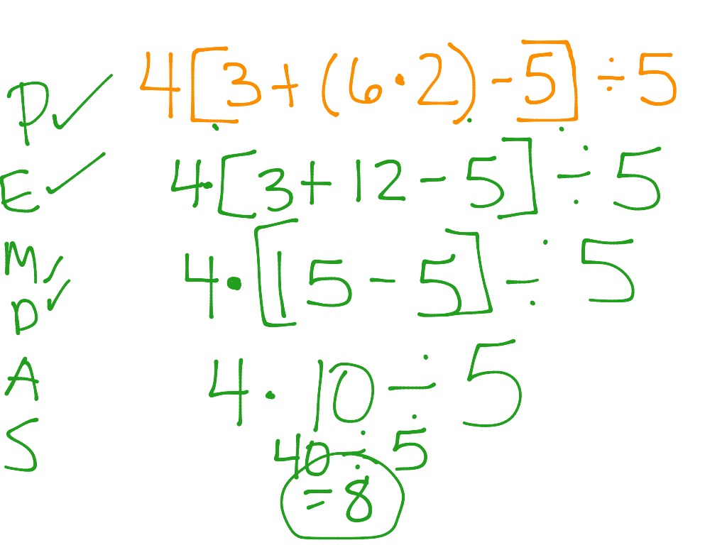 Order of Operations | Math | ShowMe