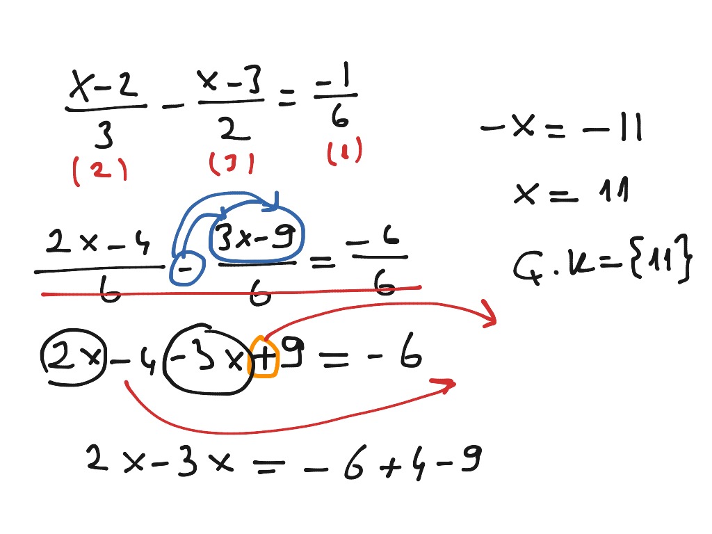 Denklem Çözümü örnek 2 | Math | ShowMe