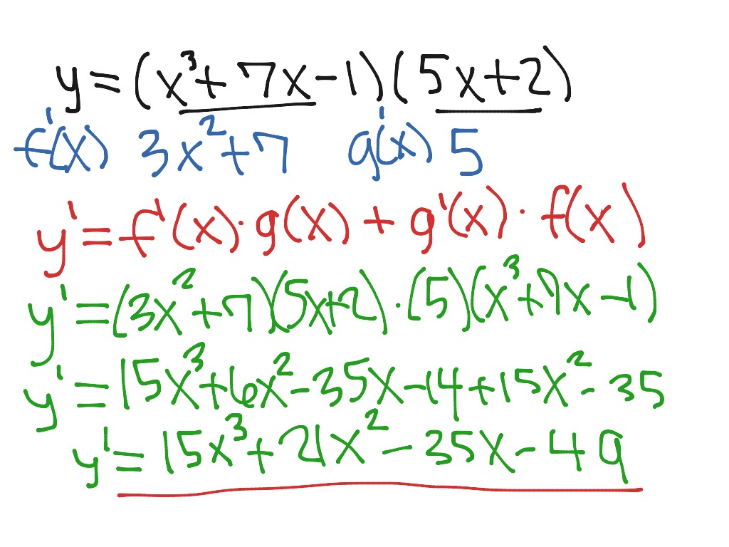 Product Rule | Math | ShowMe