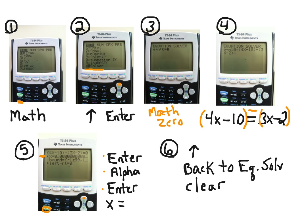 How to use math solver on calculator | Math | ShowMe